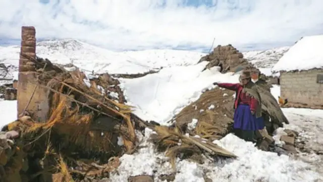 peru snow