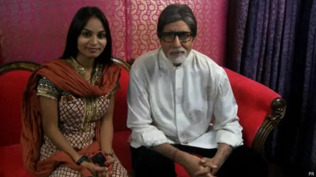 अमिताभ बच्चन के साथ मधु पाल