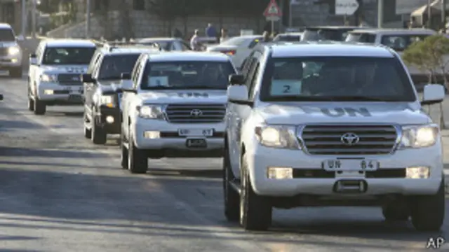 聯合國核查員離開敘利亞前往黎巴嫩