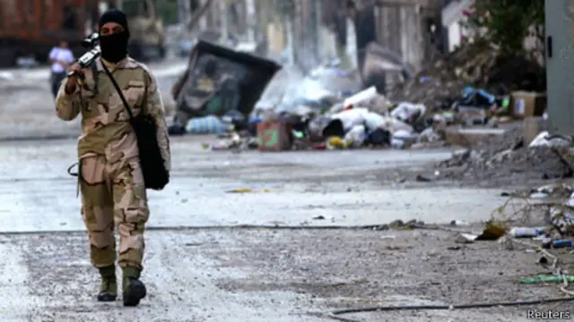 Cảnh tàn phá ở Syria
