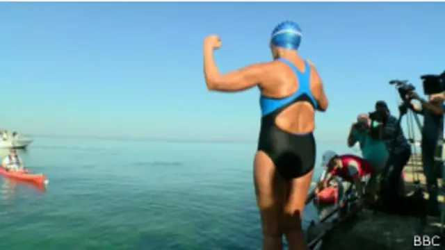 Дайана Найяд в Гаване перед началом заплыва