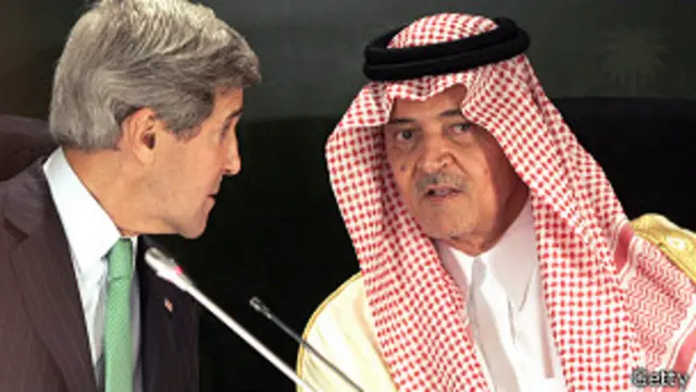 Госсекретарь США Джон Керри и министр иностранных дел Саудовской Аравии Сауд Аль-Фейсал
