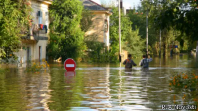 Наводнение в хабаровске