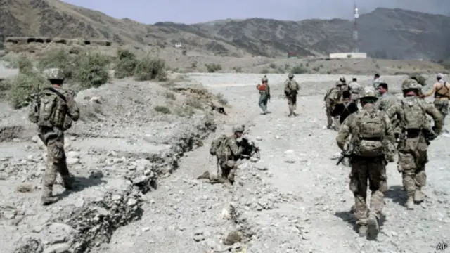 در ولایت‌های جنوبی افغانستان بیشتر سربازان آمریکایی مستقر هستند