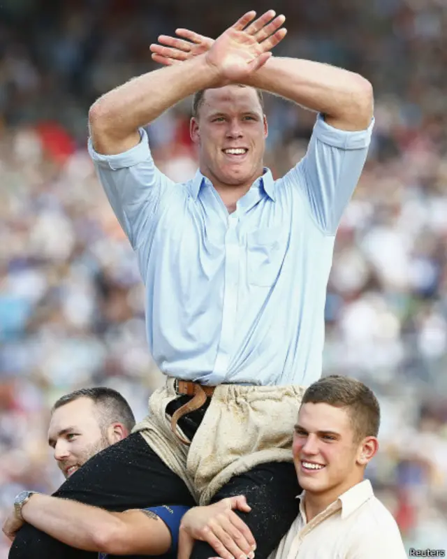 स्विट्ज़रलैंड में कुश्ती प्रतियोगिता