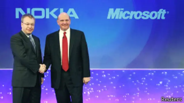 Руководители Nokia и Microsoft (11 февраля 2011 года)