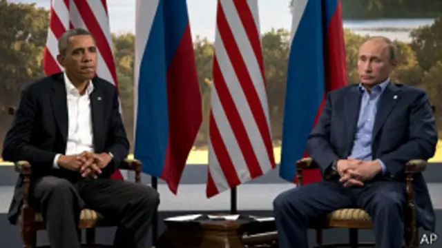 Обама, Путин