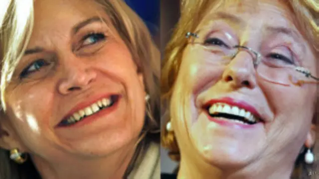 Evelyn Matthei y Michelle Bachelet