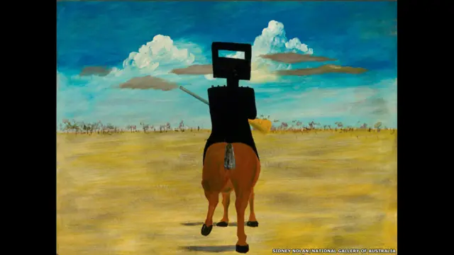 Sidney Nolan, Ned Kelly, 1946. National Gallery of Australia, Canberra