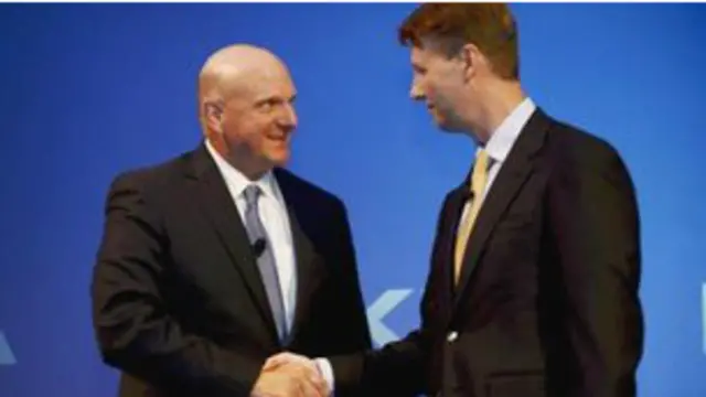 المدير التنفيذي لشركة مايكروسوفت، ستيف بالمر