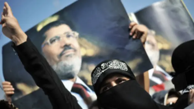 مظاهرة تأييد لمرسي