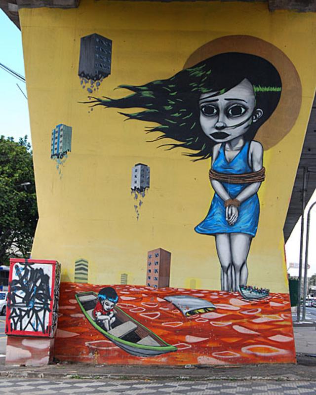 Grafite: Tinho/Foto: Flavia Nogueira
