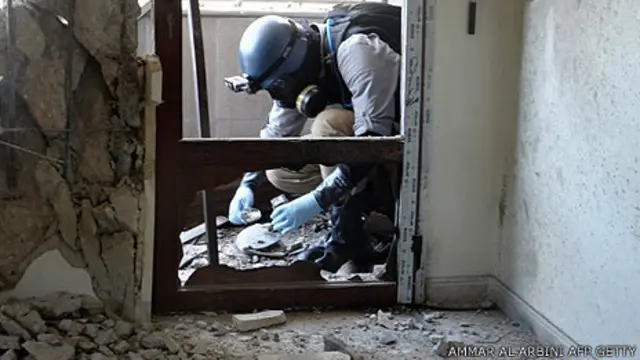 Inspector de la ONU recoge pruebas de supuesto ataque químico en Siria