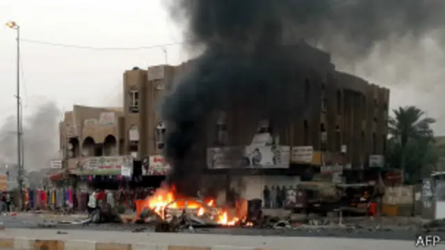 На месте взрыва в Багдаде