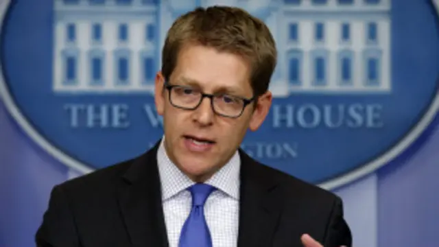 جي كارني المتحدث باسم البيت الأبيض نسب الهجوم الكيماوي إلى الحكومة السورية.