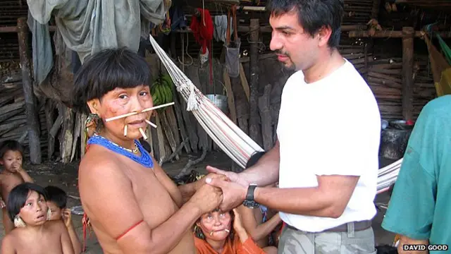 David Good juanto a Yarima, su madre