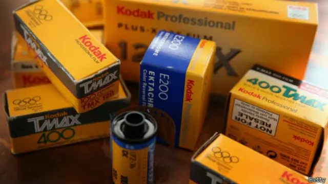 Películas fotográficas de Kodak