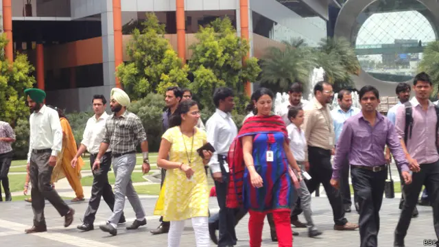 बंगलौर में इंफ़ोसिस ऑफ़िस