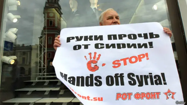 俄國反戰示威者