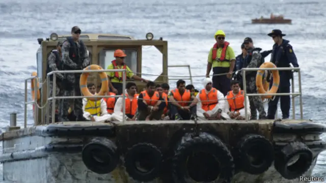 希望到澳大利亚寻求避难的人被送往圣诞岛