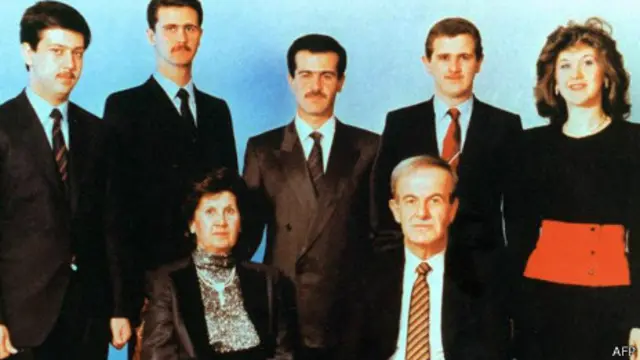 La familia al Asad