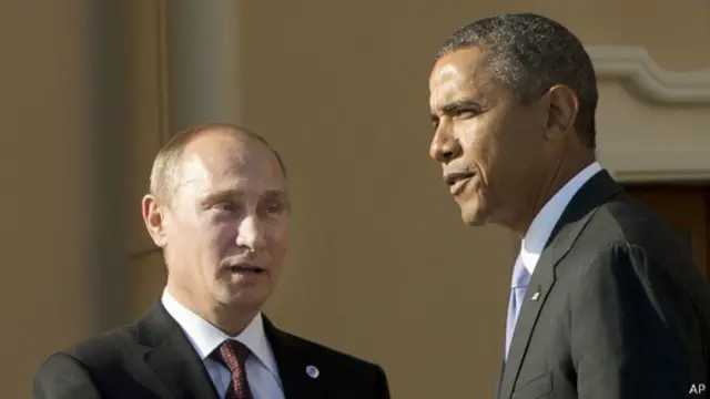 Obama e Putin na cúpula do G20 (AP)