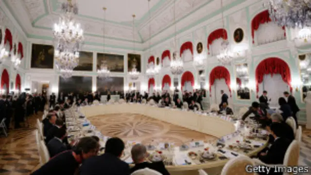 Ужин "большой двадцатки" в Петергофе