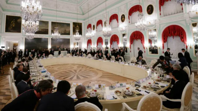जी 20 के नेताओं का रात्रिभोज