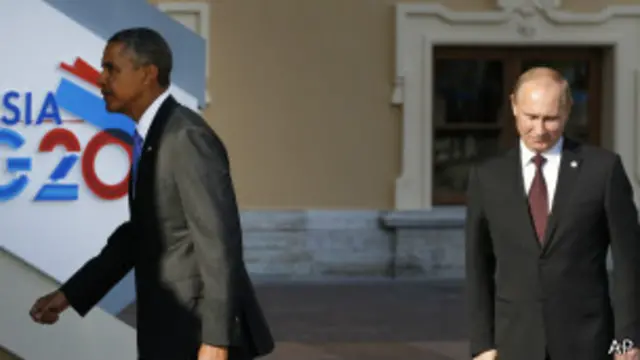 Presidente Barack Obama, com Putin