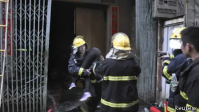 Поджог фабрики в Шаньтоу