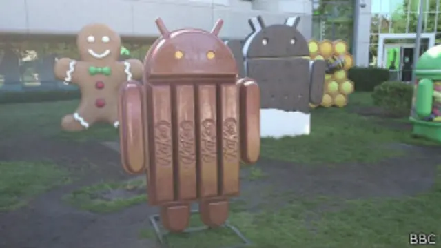 Andróide KitKat | Foto: BBC
