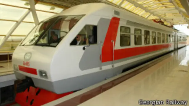 Поезд "Грузинских железных дорог"