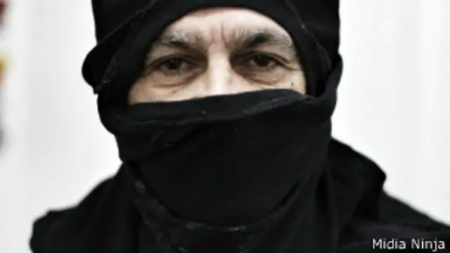 Caetano Veloso em foto da Mídia Ninja