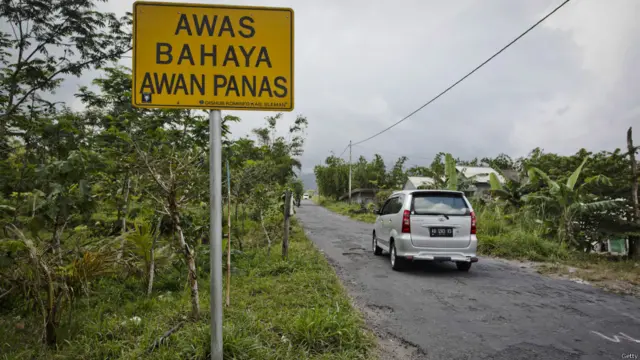 Gunung Merapi. Foto-foto oleh Ulet Ifansasti/Getty Images