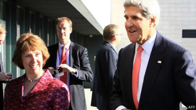 رحب وزير الخارجية الأمريكي ببيان الاتحاد الأوروبي بشأن سوريا