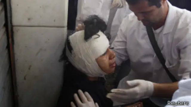 Ferida na cabeça | Foto: Reuters