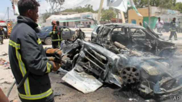 أدان الرئيس الصومالي الهجوم الذي خلف 15 قتيلا
