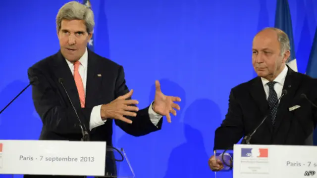 تدعم الولايات المتحدة وفرنسا الرد على استخدام الأسلحة الكيمياوية في سوريا