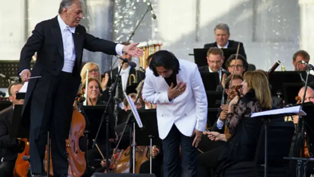 زوبن مہتا کے کنسرٹ میں سفارت کاروں سمیت دو ہزار مہمانوں نے شرکت کی