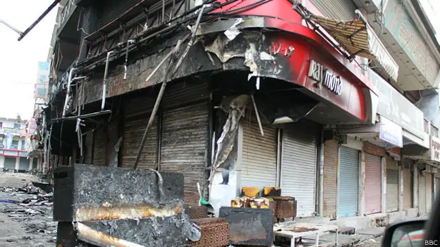 मुज़फ़्फ़रनगर, हिंसा, आगज़नी