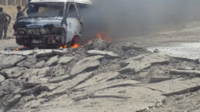 صوبہ وردک کے نرخ ضلعے میں یہ واقعہ پیر کے روز فجر کے وقت پیش آيا