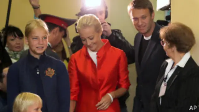 Олексій Навальний з дружиною