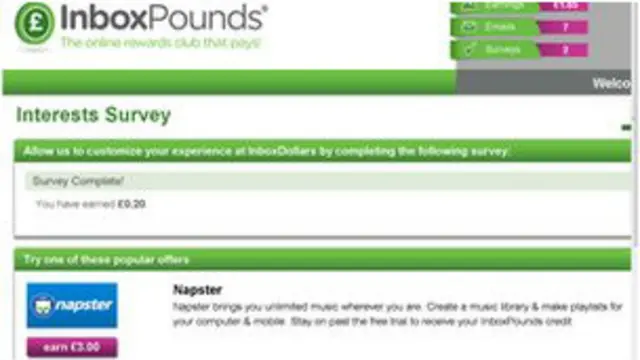 इंटरनेट, पैसा, इनबॉक्स