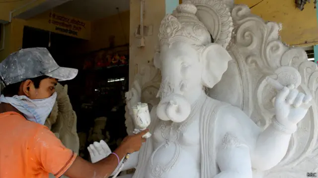 गणेश, मूर्ति, मंडी, गणपति, पेण, महाराष्ट्र, गणेश चतुर्थी