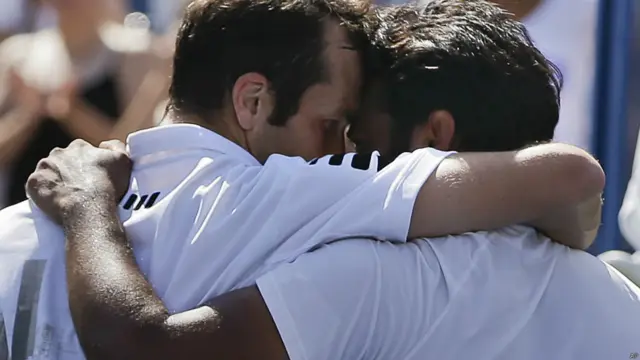 राडेक स्टेपानेक और लिएंडर पेस, यूए ओपन टेनिस 2013