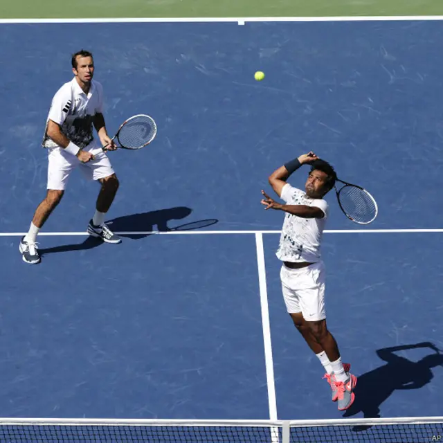 राडेक स्टेपानेक और लिएंडर पेस, यूए ओपन टेनिस 2013