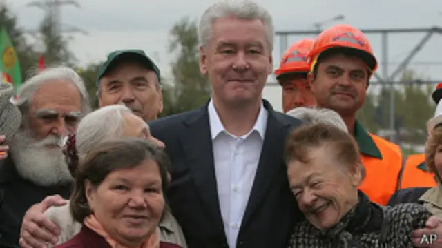 Сергей Собянин с избирателями