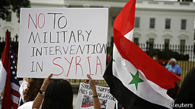 Biểu tình phản đối tấn công Syria