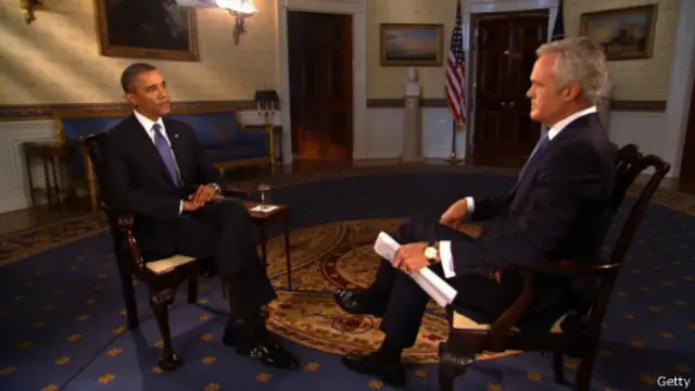 Entrevista de Obama | Foto: Getty