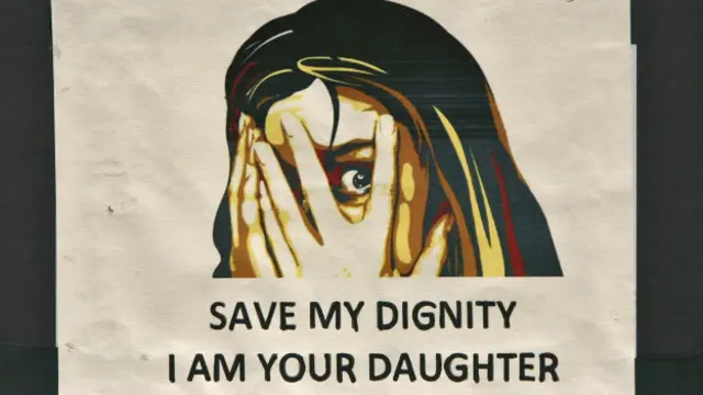 एक प्लेकार्ड